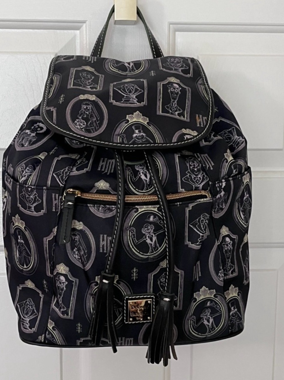Dooney & Bourke Disney Haunted Mansion Drawstring Backpack
